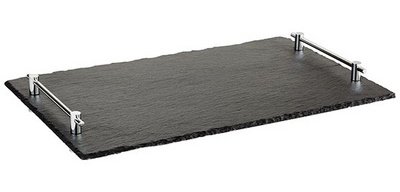 Plat en ardoise naturelle HOCHSTAPLER, (L)530x(P)325 mm