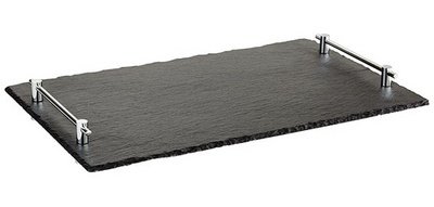 Plat en ardoise naturelle HOCHSTAPLER, (L)530x(P)325 mm