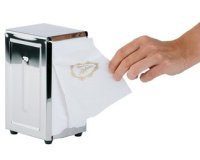 Distributeur de serviettes, acier inoxydable poli miroir