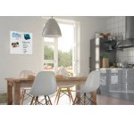 Tableau magnétique en verre (L)450x(H)450 mm