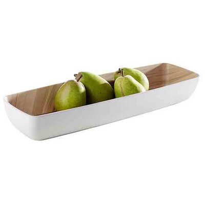 Cut in melamine, wood effect interior FRIDA