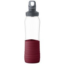 Gourde en verre Drink2Go, 0,7 litre, bordeaux