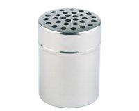 Strooier voor geraspte kaas of kruiderijen, zilverkleurig