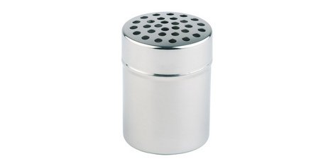 Gewürz- und Reibkäseverteiler, silber