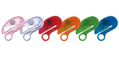 NT Mini cutter/ouvre-sachet iO-100PB, couleurs assorties