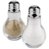 Zout- en peperstel, set van 2, glas/ roestvrij staal