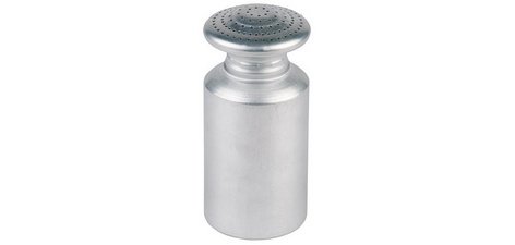 Aluminum fry salt shaker