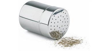 Saupoudreuse maille fine, capuchon anti-poussière