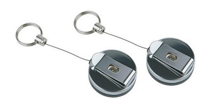 Porte-clés rétractable, set de 2