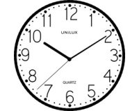 Horloge murale/horloge à quartz NESSY, noir