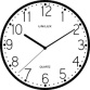 Horloge murale/horloge à quartz NESSY, noir