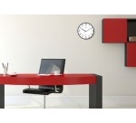 Horloge murale/horloge à quartz NESSY, noir