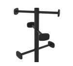 Portemanteau WELCOME, 6 crochets, noir