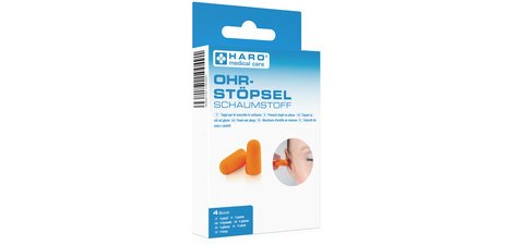 Bouchon d'oreille en mousse, orange