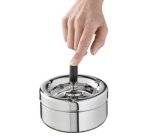 Cendrier rotatif PUSH, argent