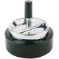 Cendrier rotatif PUSH, argent / noir