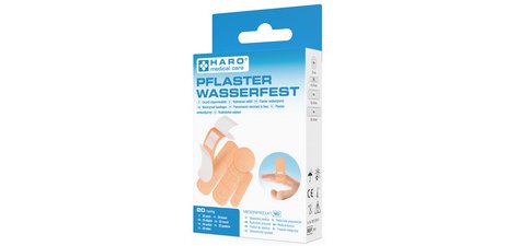 Pansement imperméable, beige, pack de 20