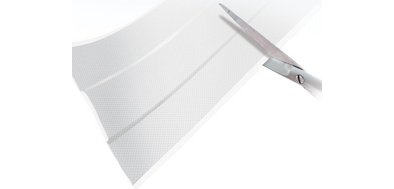 Pansement hypoallergénique, 500 x 60 mm, blanc