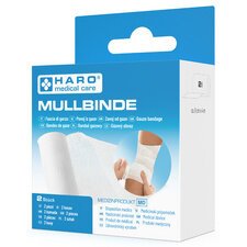 Elastic bandage, white, 60 mm x 4.0 m, set of 2