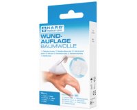 Pansement, en coton, blanc, pack de 3
