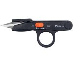 Ciseaux à fleurs, longueur:115 mm, noir/orange