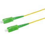 LogiLink Câble patch à fibre optique, 2x SC-Simplex, jaune