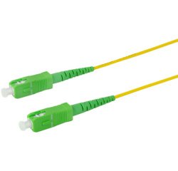 LogiLink Câble patch à fibre optique, 2x SC-Simplex, jaune