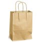 Sac en papier kraft avec poignées en cordelette torsadée