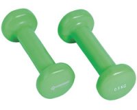 Haltères vinyle, set de 1,0 kg, vert