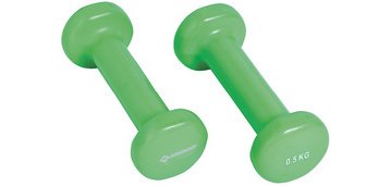 Haltères vinyle, set de 1,0 kg, vert