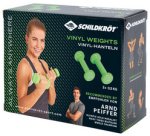 Haltères vinyle, set de 1,0 kg, vert