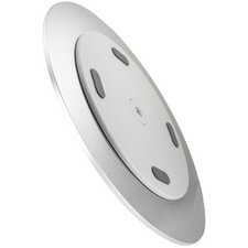 Plateau tournant pour moniteur, aluminium, gris