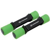 Haltères Soft, set de 0,5 kg, noir/vert