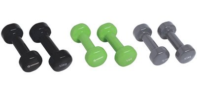 Set d'haltères vinyle, dans un coffret