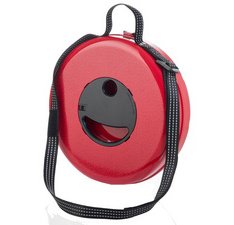 Tabouret télescopique SITTOGLOW, en plastique, rouge