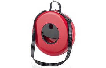 Telescopische kruk SITTOGLOW in plastic rood