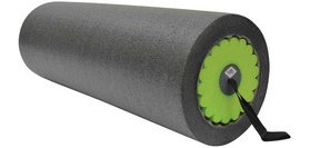 Rouleau de massage et de fascia 3 en 1, noir/vert