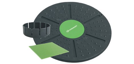 Balance board, green/anthracite