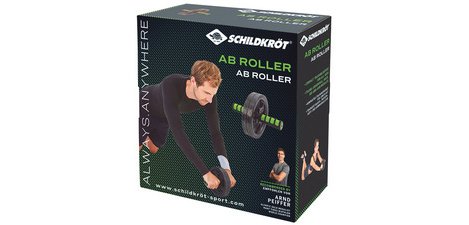 Roue abdominale / AB-Roller, noir/vert