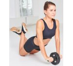 Roue abdominale / AB-Roller, noir/vert