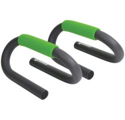 Poignée pour pompes Push Up Bars, noir/vert