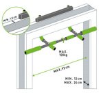 Barre de traction multifonctionnelle 4 en 1, noir