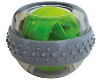 Ball for Training hand/arm Spinball, grey/green