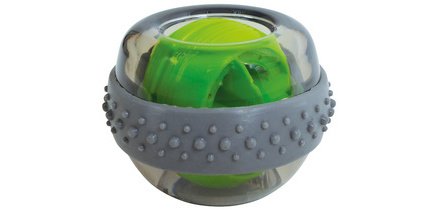Ball for Training hand/arm Spinball, grey/green