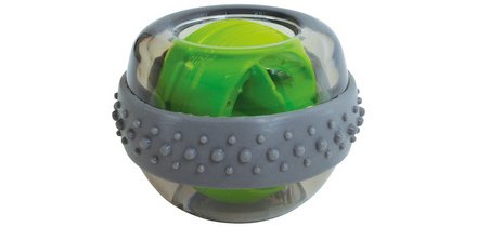 Balle d'entraînement main/bras Spinball,gris/vert