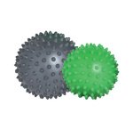 Set de balles de massage à picots, gris / vert