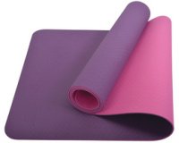 Tapis de yoga BICOLOR, 4 mm, violet / rose