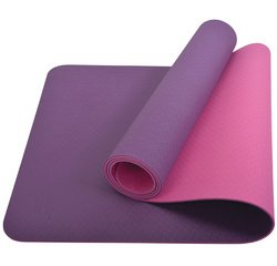 Yogamat BICOLOR, 4 mm, paars / roze