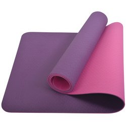 Yogamat BICOLOR, 4 mm, paars / roze