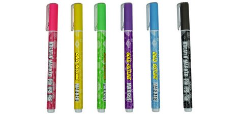 Marqueur créatif GOLD + OUTLINE, étui de 6